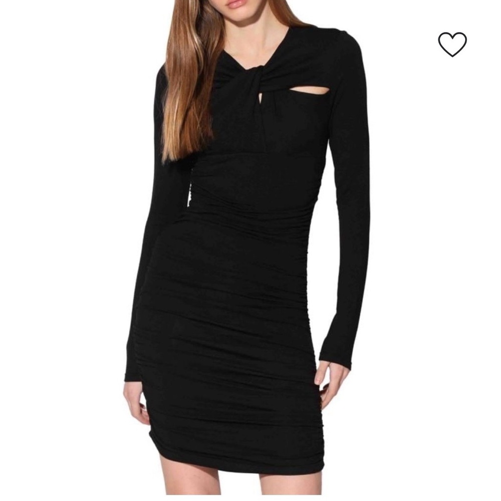 Walter Baker Black Long Sleeve Dress